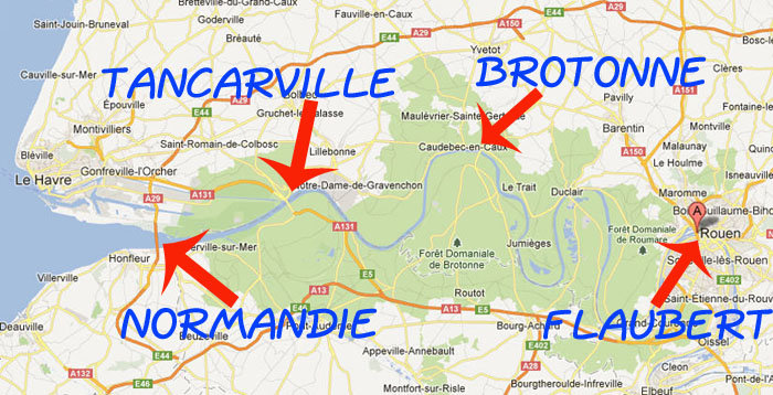 Les ponts sur la SEINE entre ROUEN et LE HAVRE