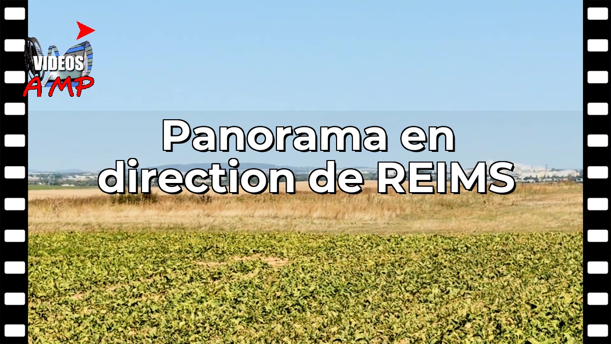Panorama en direction de REIMS